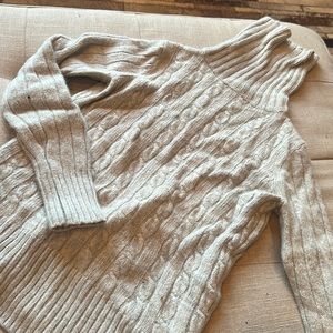 J‎ Crew Thick Cable Knit Turtleneck Sweater